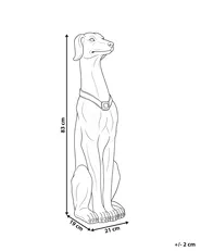 Garden Statue CHART Dog White_1150382