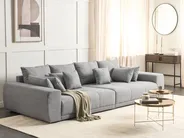 Sofa 4-Sitzer TORPO Stoff Grau_871692