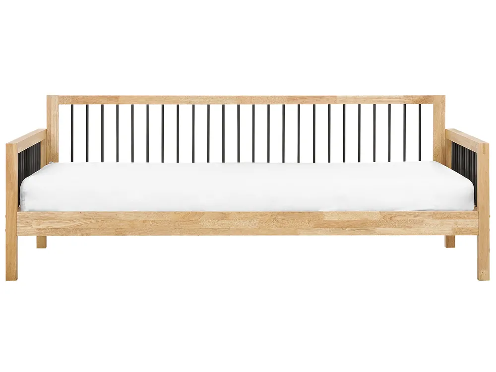Tagesbett Holz TRICOT 90 x 200 cm Hellbraun_905706