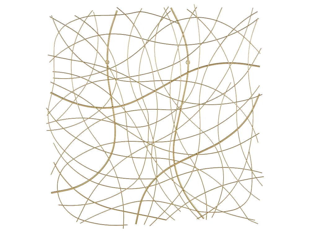 Wall Decor ACATITA 78 cm Metal Gold