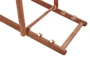 Set of 2 Folding Deck Chairs AVELLINO Acacia Wood Dark Brown_1177641