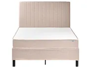 Boxspringbett Stoff COUNTESS 120 x 200 cm Beige_1054240