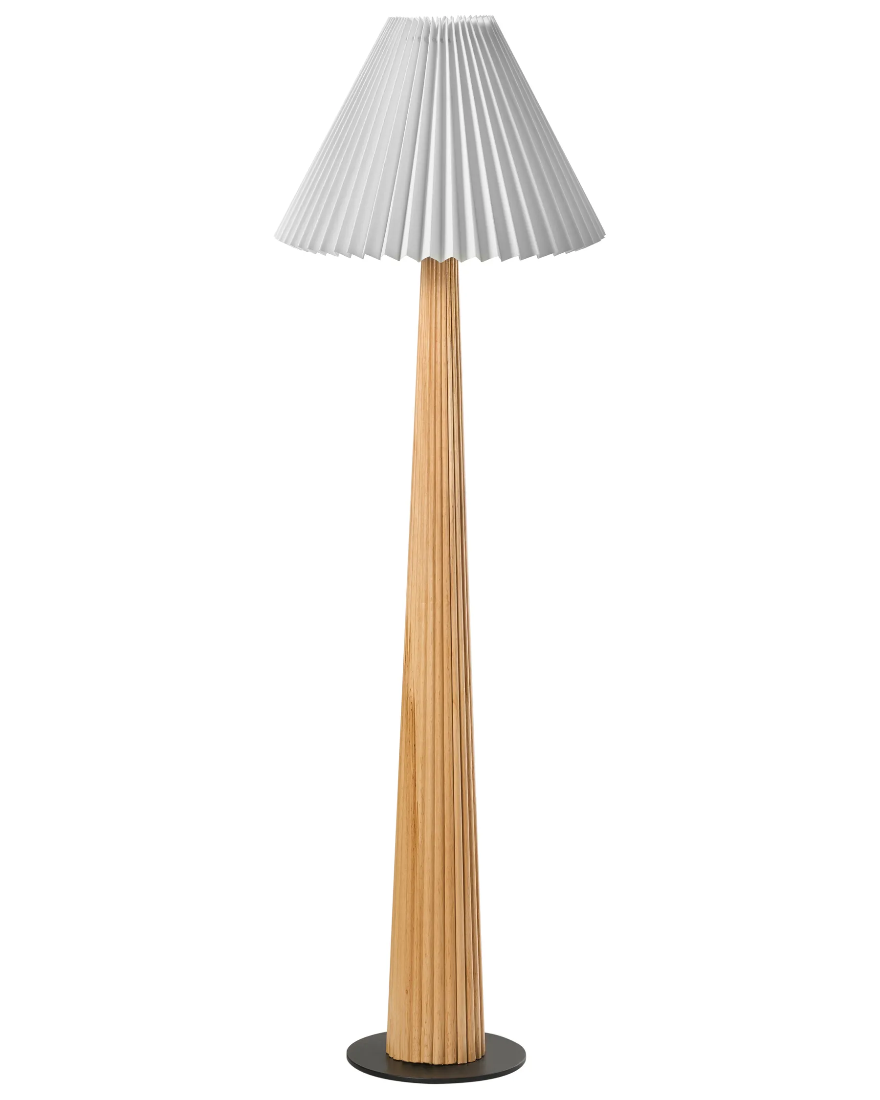Floor Lamp ALIGIDE Wood Natural_1016927