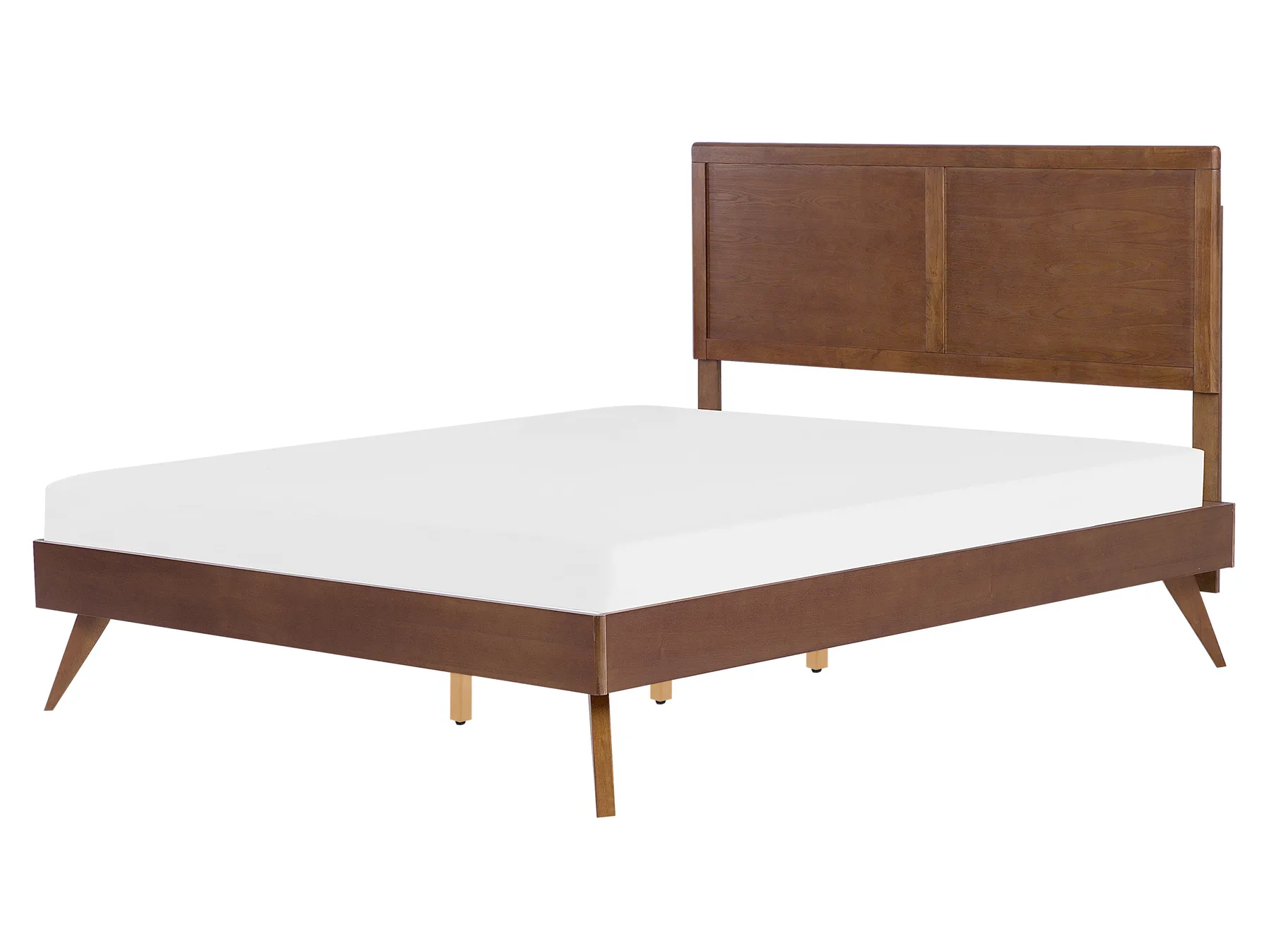 Bed ISTRES 160 x 200 cm (EU King Size) Dark Ash Wood_727919