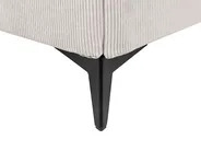 Bett mit Lattenrost Cord MELLE 160 x 200 cm Hellbeige_882224