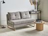 Canapé-lit 3 places JERSLEV Tissu Gris