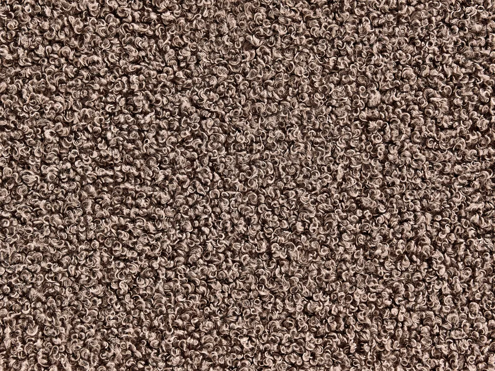Bed Boucle ALBI 140 x 200 cm (EU Double) Brown_981599