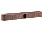 Wandmontierter TV-Schrank BRADLEY Dunkelbraun_1154672