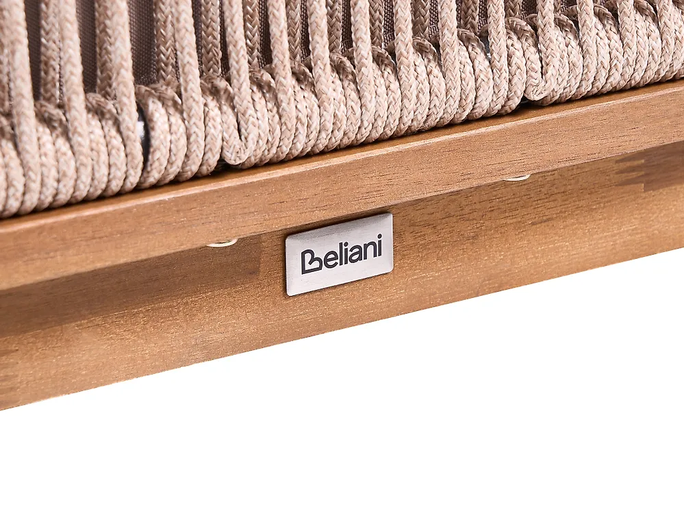 Tuinbank met tafel 5-zits ARZELLO Acaciahout Lichtbruin_1160373