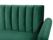 Sofa Bed 3 Seater VIMMERBY Velvet Emerald Green_771562