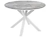 Gartentisch MALETTO 120 cm 120 cm Glas Dunkelgrau