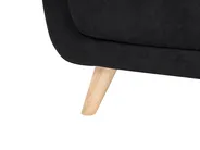 Sofa 2-Sitzer HABO Stoff Schwarz_1085485