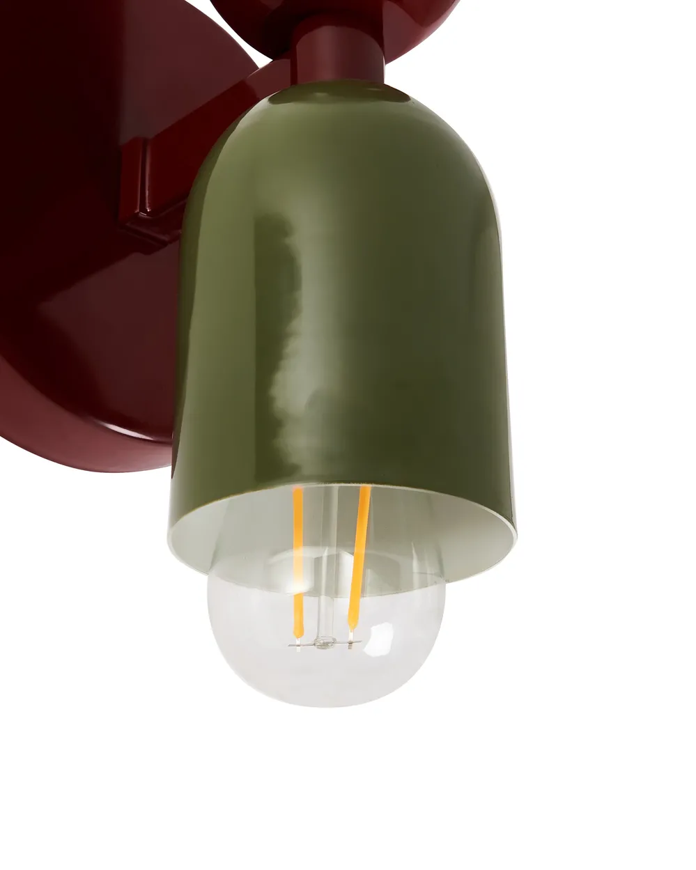 Wandlampe 2er Set TOPI Metall Rot / Grün_987521