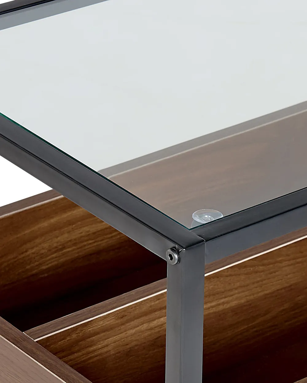 Konsolentisch WACO Sicherheitsglas Schwarz_825578