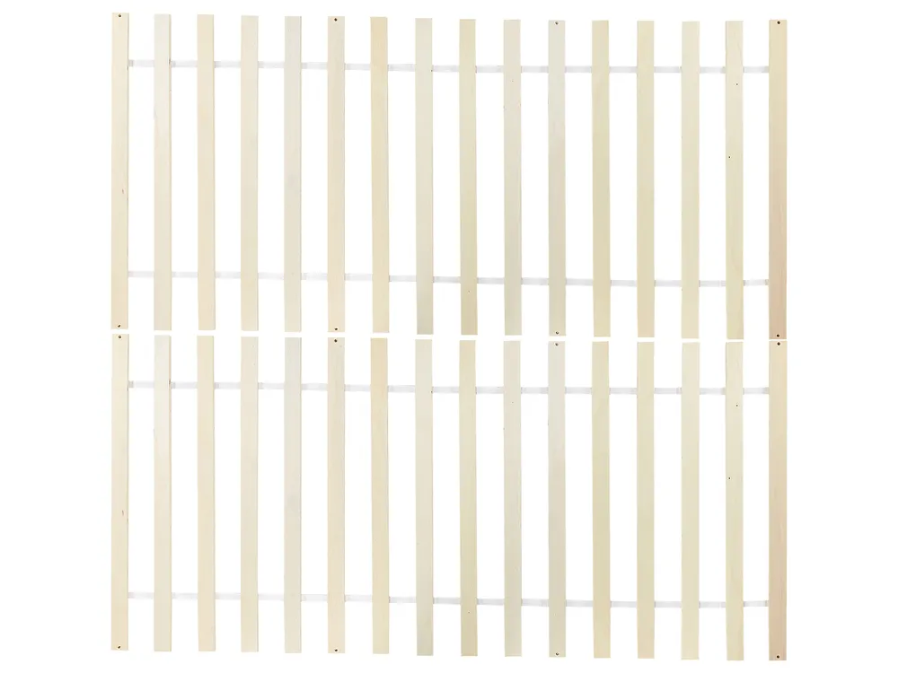 Bett mit Lattenrost Kiefernholz OLIVET 160 x 200 cm Weiß_924953
