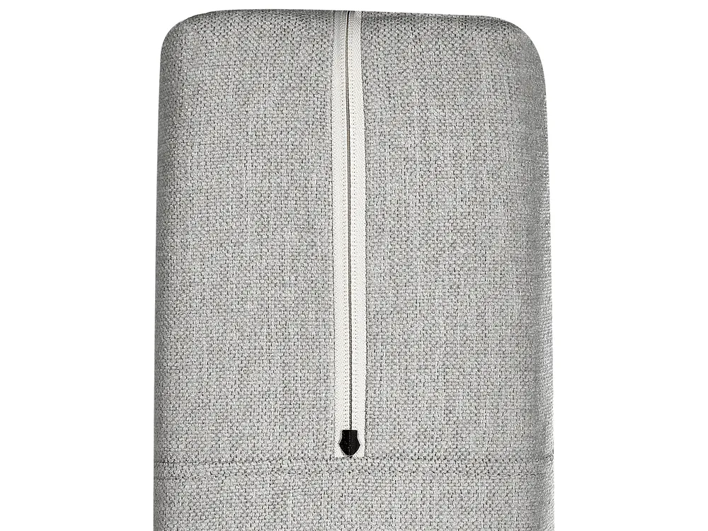 Boxspringbett mit Stauraum ARISTOCRAT Stoff Hellgrau 160 x 200 cm_873795
