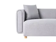 Sofa 2-Sitzer LILLEROD Stoff Grau_1025238