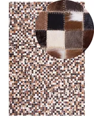 Rug KONYA Brown 160 x 230 cm Leather_680055
