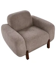 Living Room Set 4 Seater ODNES Boucle Taupe_1053020