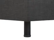 Bett verstellbar Stoff DUKE 180 x 200 cm Dunkelgrau_797963