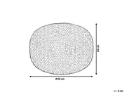 Pouf CONRAD Baumwolle Hellbeige_782177