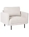 Sessel BREDA Stoff Hellbeige
