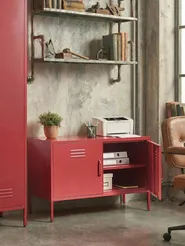 Büroschrank URIA Metall Rot_811852