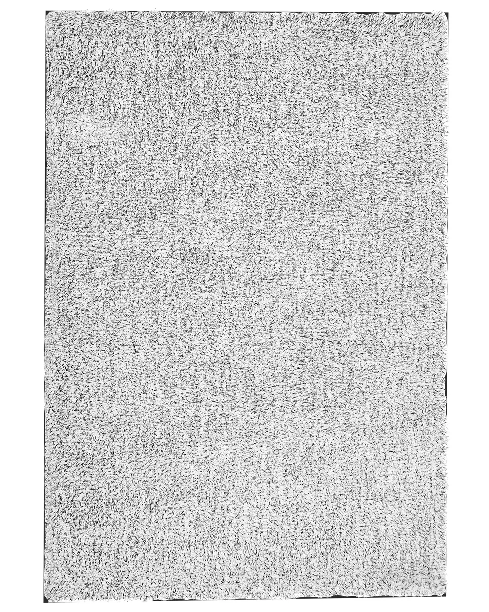 Shaggy Rug DEMRE Grey 140 x 200 cm