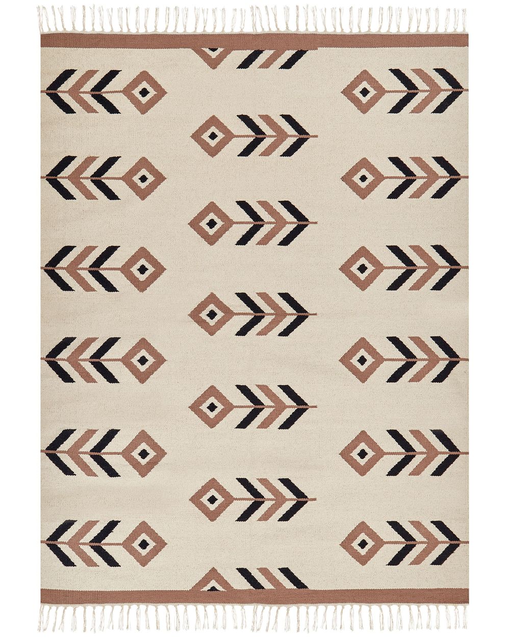 Tapis NIAVAN Beige 200 x 300 cm Kilim Coton