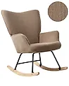Schaukelsessel ARSET Cord Taupe