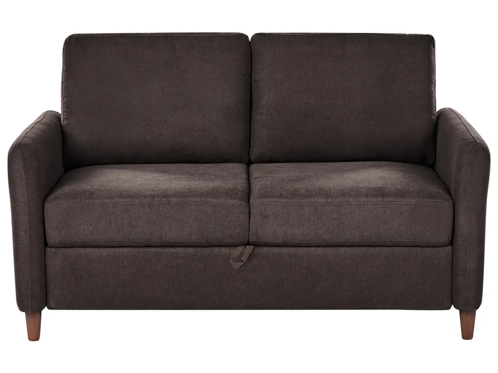 Sofa 2-Sitzer MARE Stoff Dunkelbraun