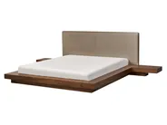 Wasserbett Bouclé ZEN 160 x 200 cm Braune Esche_1079992