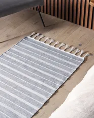 Rug BADEMLI Light Grey 80 x 150 cm_846548