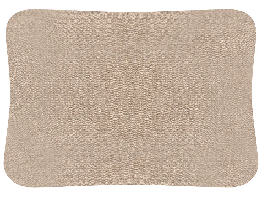Living Room Set 4 Seater BOLGA Fabric Brown_1075723