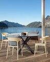 Gartenstuhl 4er Set GUBBIO Beige