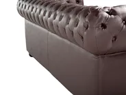 Sofa 3 Seater CHESTERFIELD Leather Brown_539689