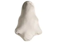 Dekokissen 3er Set JOLLYTRIO 35 x 70 cm 40 x 60 cm 40 x 40 cm Samtstoff Hellbeige Weihnachtsmotiv_1032808
