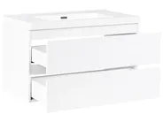 Wandmontierter Waschbeckenunterschrank mit Waschbecken TOTA Weiß_1019947