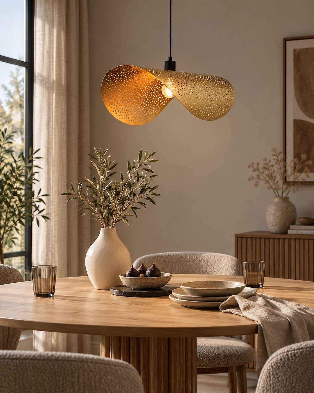 Pendant Lamp KRISHNA Metal Gold