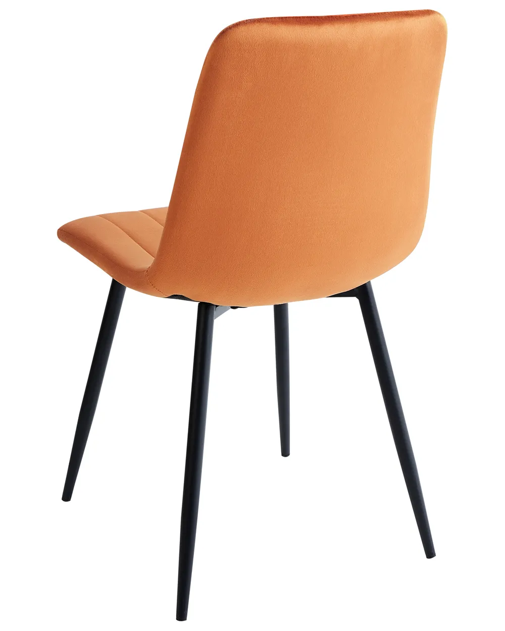 Esszimmerstuhl 4er Set KALISPELL Samtstoff Orange_966707
