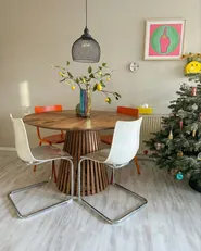 Esstisch MESILLA Braun 120 cm 120 cm Akazienholz_1039176