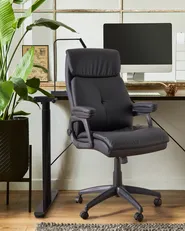 Executive Chair DIRECTOR Faux Leather Black_990164