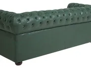 Sofa 3-Sitzer CHESTERFIELD Kunstleder Grün_696539