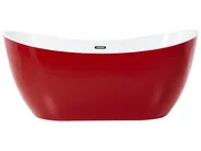 Freistehende Badewanne ANTIGUA 150 x 75 cm Rot_828407