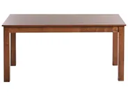 Extending Dining Table MADURA Dark Ash Wood 160/240 cm 90 cm_965482