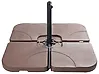 Sonnenschirmfuß CARIA Quadratisch Taupe 9 kg