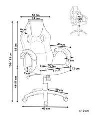 Bürostuhl FIGHTER Kunstleder Violett_677335