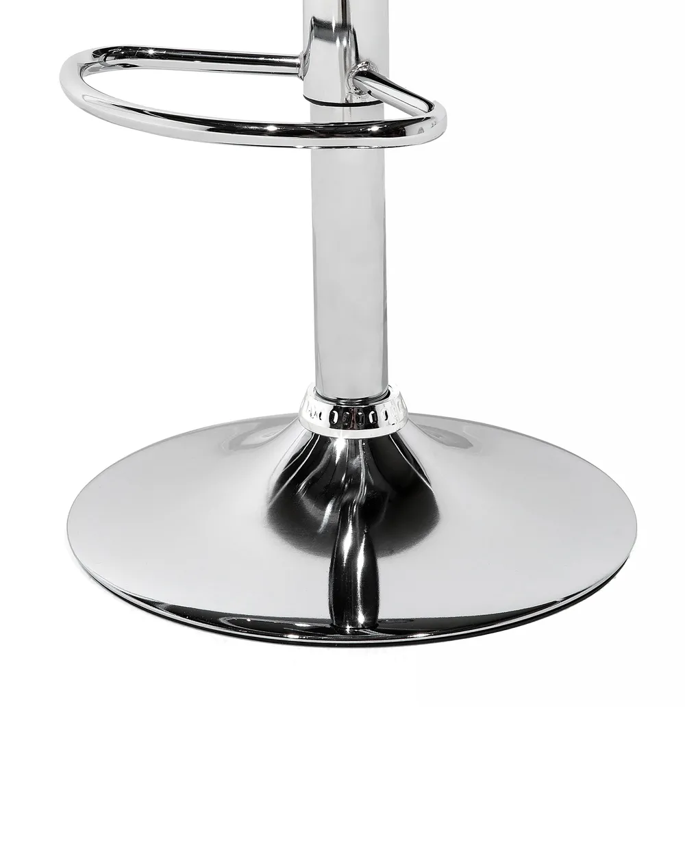 Set of 2 Bar Chairs MALTA Swivel Transparent_711593