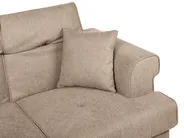 Sofa 2 Seater SKIVE Fabric Light Brown_961960