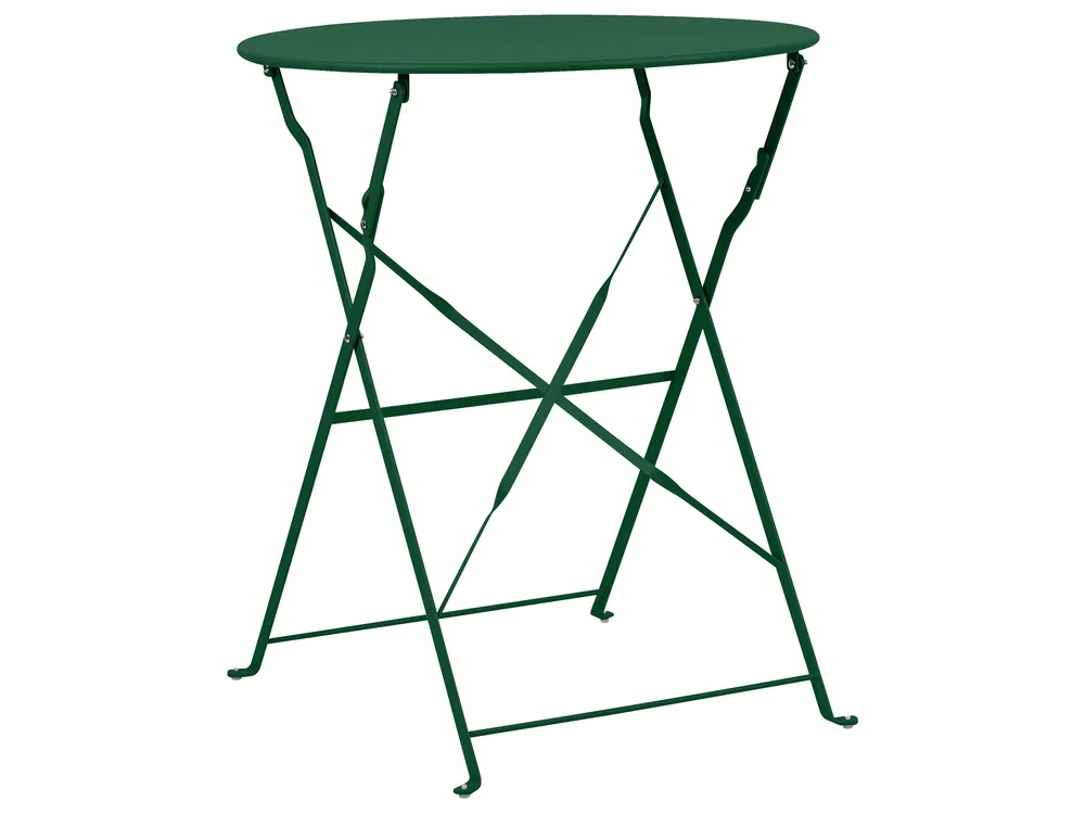 Bistro Set klappbar FIORI Metall Dunkelgrün_906091